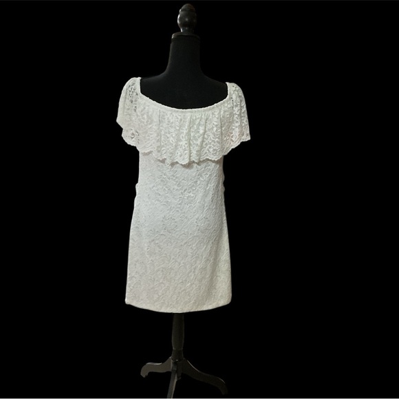 WOMENS SIZE SMALL MATERNITY MINI DRESS BY PINKBLUSH GENTLY WORN - Picture 2 of 2